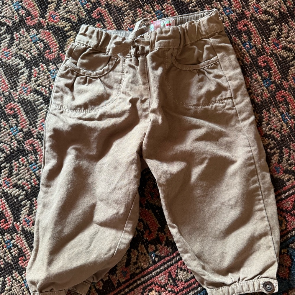 Bonpoint Tan Pants